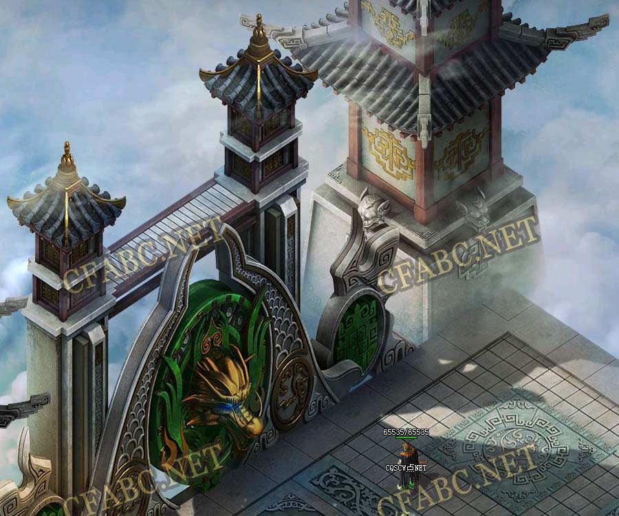 传奇素材网-【独家精品】云霄宝殿-传奇地图素材下载